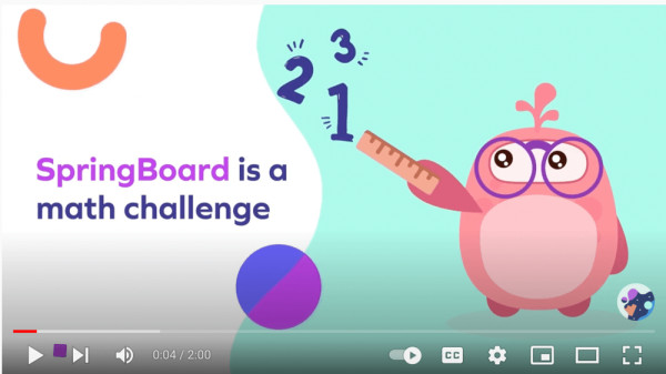 SpringBoard Math Challenge Video