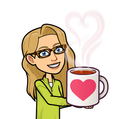 Alice Bitmoji with Coffee
