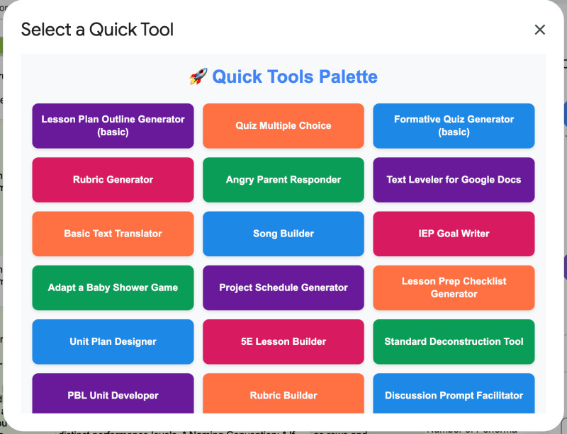 Quick Tool AI Buttons Quick Tool AI Buttons