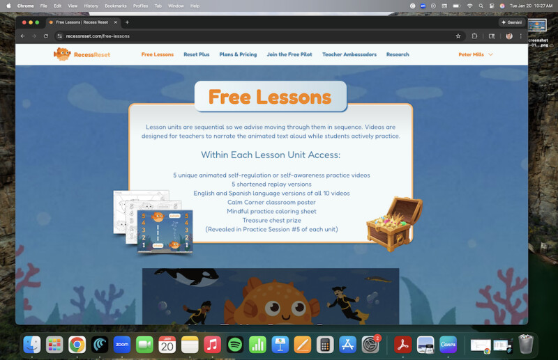 Free Lessons from Recess Reset