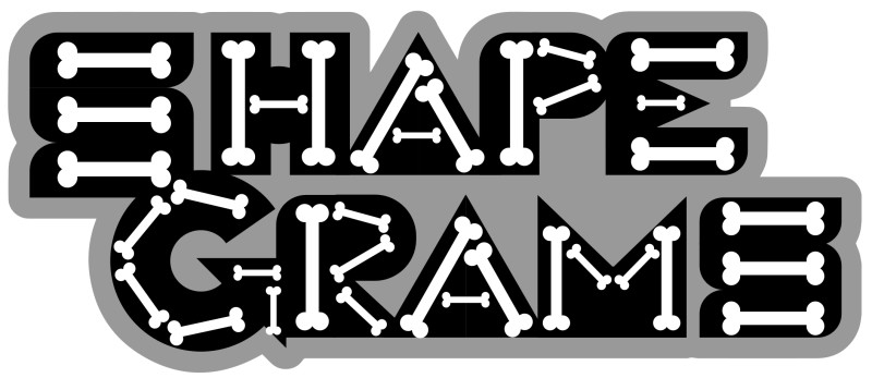 Shapegrams Logo (made from bones) Shapegrams Logo (made from bones)